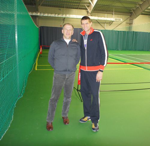 Максим Мирный и директор компании "ИнРеСО" Строк Владимир