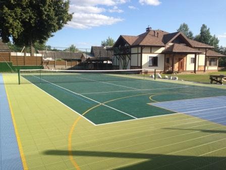 Частный теннисный корт. г.Гродно, Беларусь: фото 