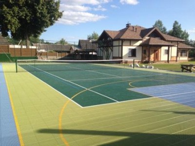 Частный теннисный корт. г.Гродно, Беларусь