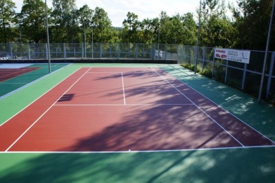 Теннисный корт в ГСОК 