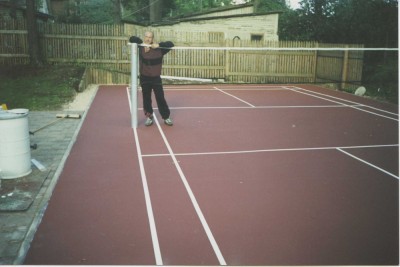 Мини-площадка для бадминтона